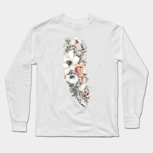 Magnolia Flowers Long Sleeve T-Shirt